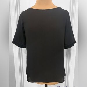 Banana Republic Black Dressy Tunic Top - Women size small